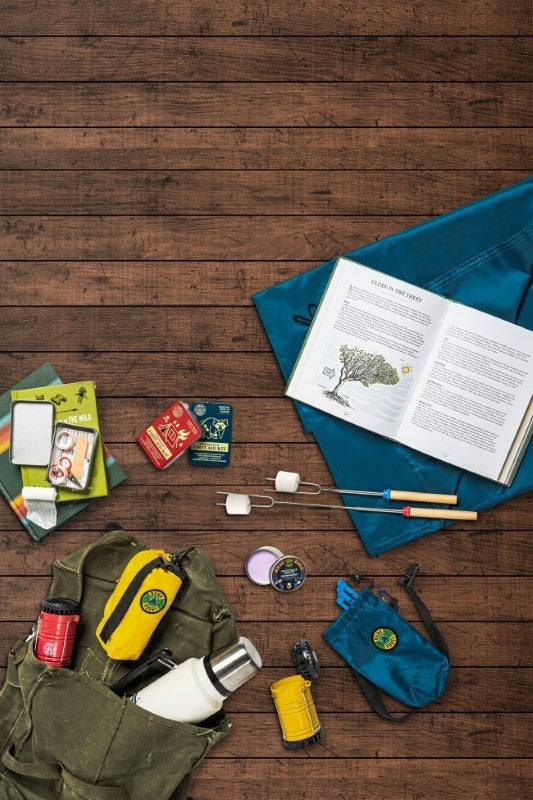 Bunk House "Forest Floor" Outdoor Mat With Stakes