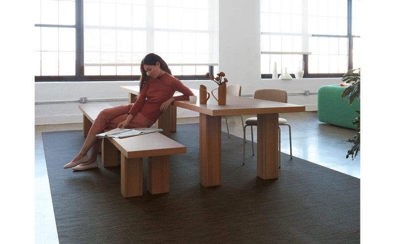 Chilewich Rib Weave Woven Floor Mat, Tiger Eye