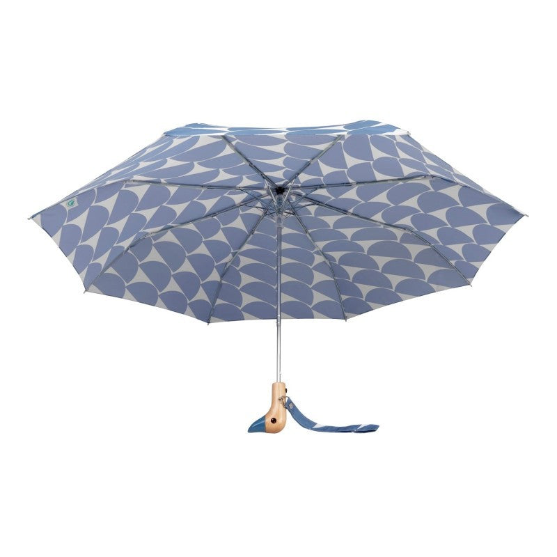 Duckhead Denim Moon Grid Eco-Friendly Umbrella