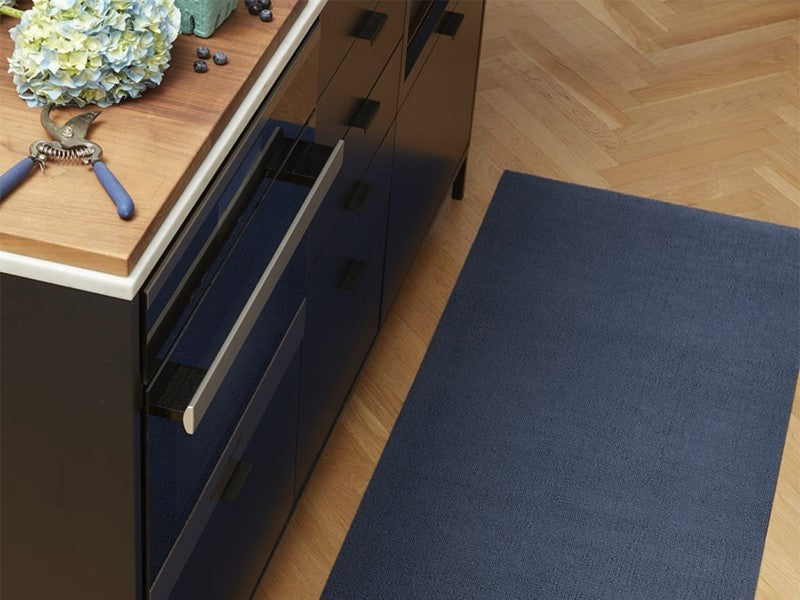 Chilewich Solid Shag Mat, Indigo