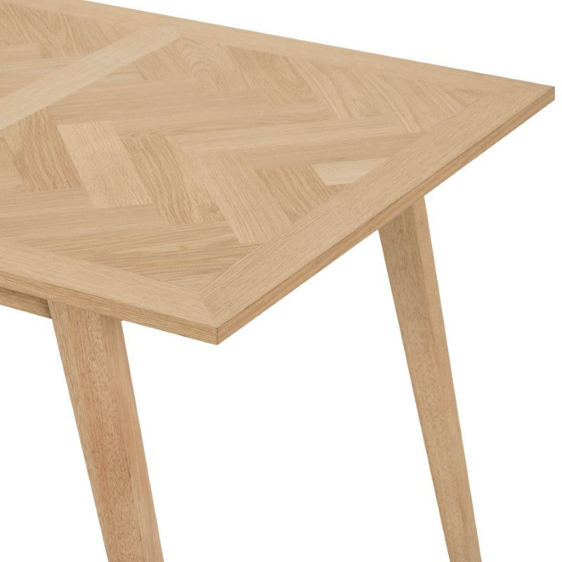 L.H. Imports Colton Dining Table w/out Brass - Natural