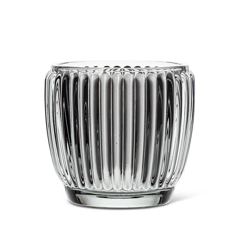 Ribbed Votive Candle Holders, 3&quot;H