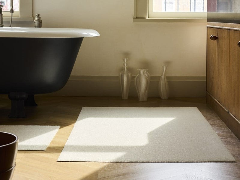 Chilewich Solid Shag Mat, Super White