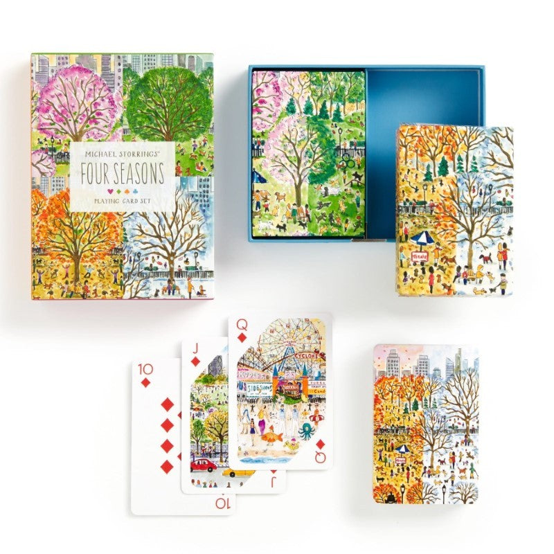 Michael Storrings Four Seasons Playing Card Set of 2