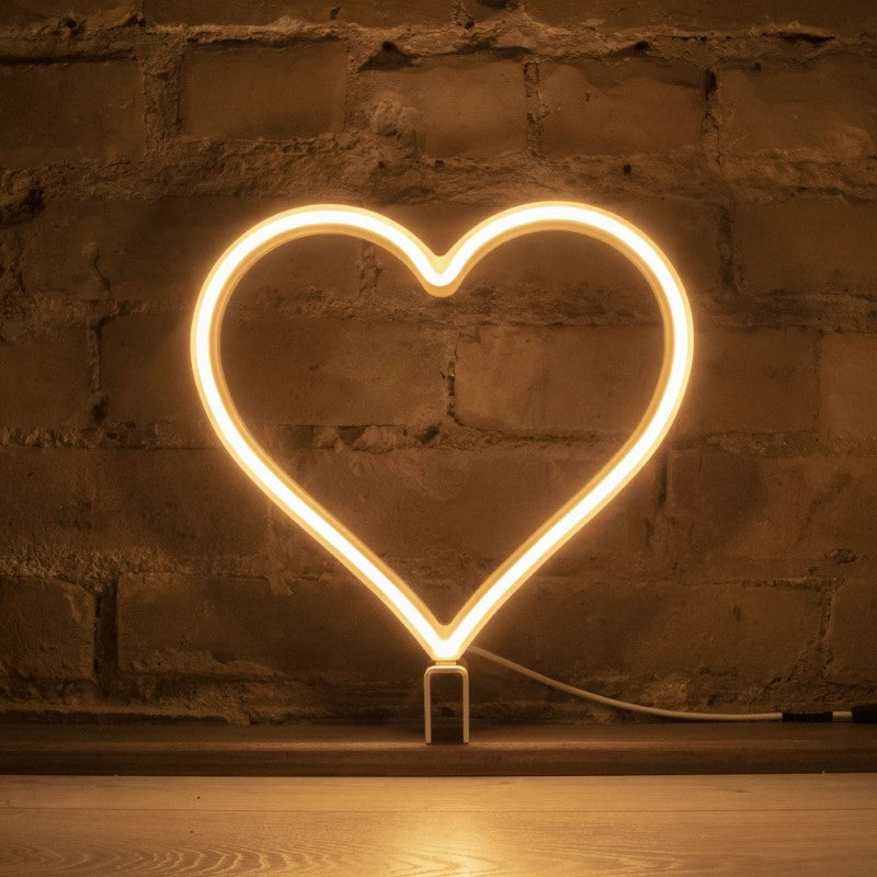 Neon Hero Heart | Our Glowing Hearts
