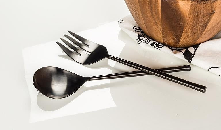 Matte Finish Salad Servers