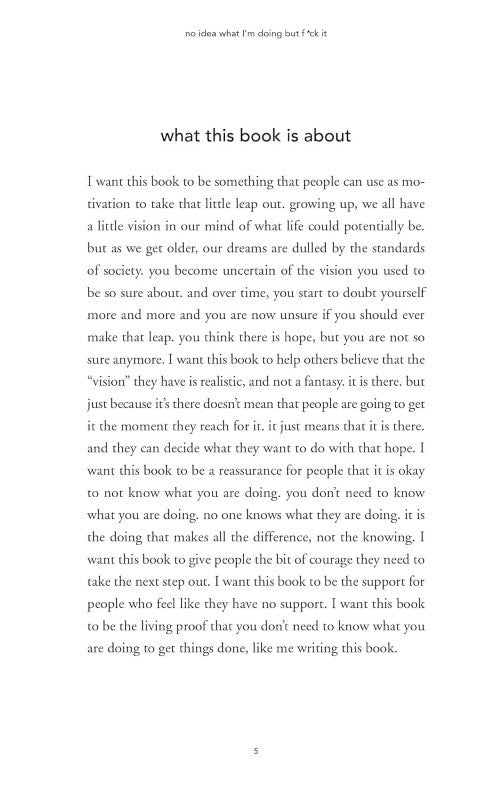 No Idea What I'm Doing But F*ck It