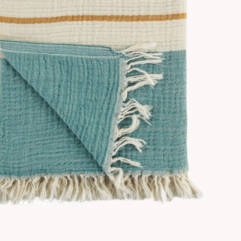 Pokoloko Crinkle Towel - Lagoon