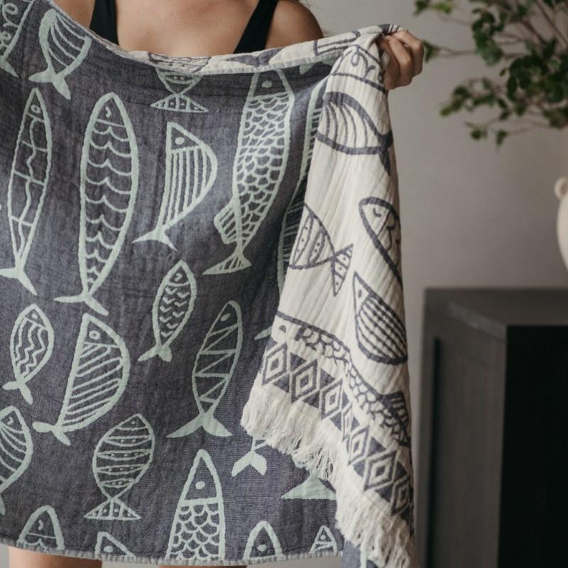 Pokoloko Fish Family Towel