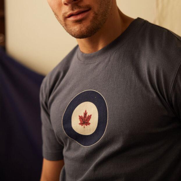 RCAF T-shirt, Washed Blue