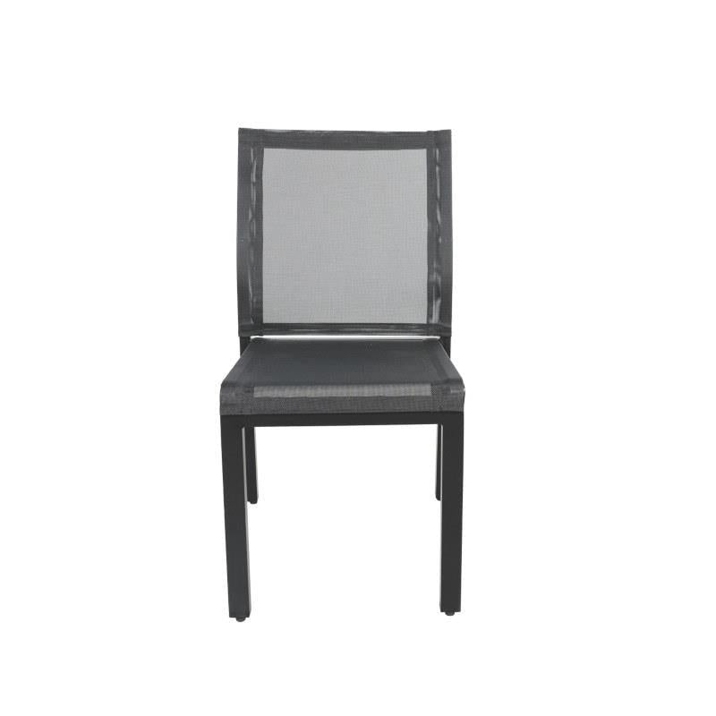 Skye Outdoor Black Side Chair, Set of 4