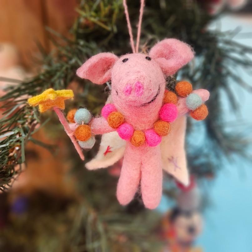 Handmade Penelope Porker Fairy Ornament