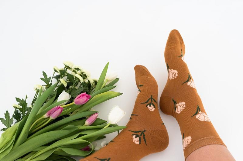 Blooming Flower Socks - Sm
