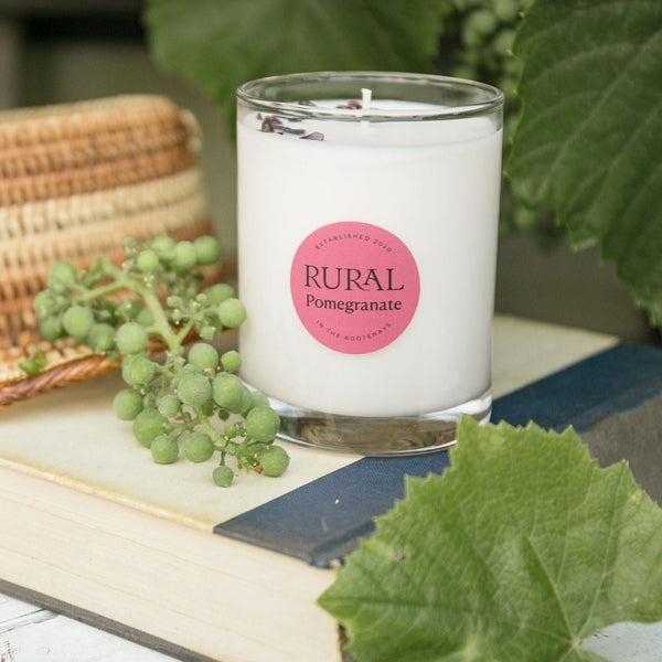 Pomegranate Classic Glass Candle
