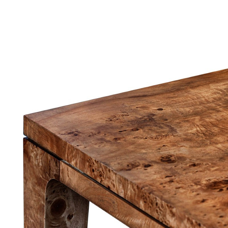 Mappa Dining Table - Dark Burl