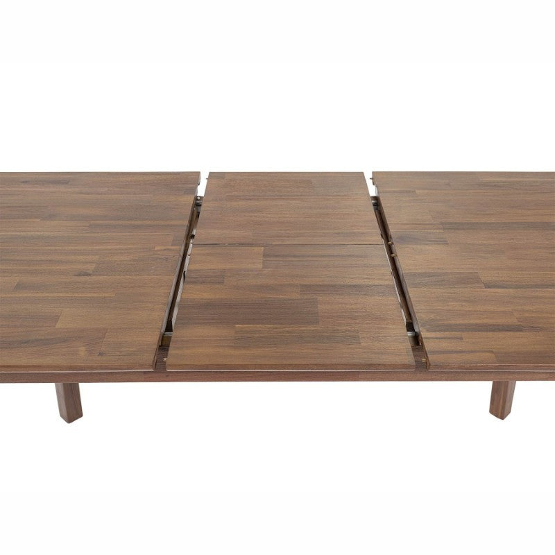 Gia Small Extension Dining Table 55/71” - Warm Pecan