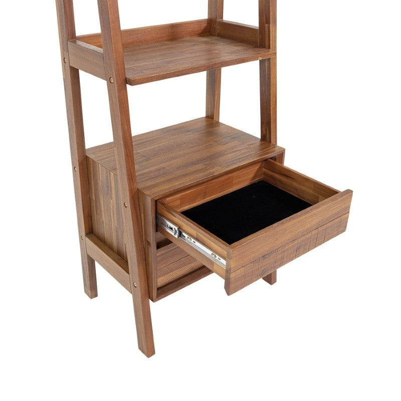 Gia Modular Bookcase - Warm Pecan