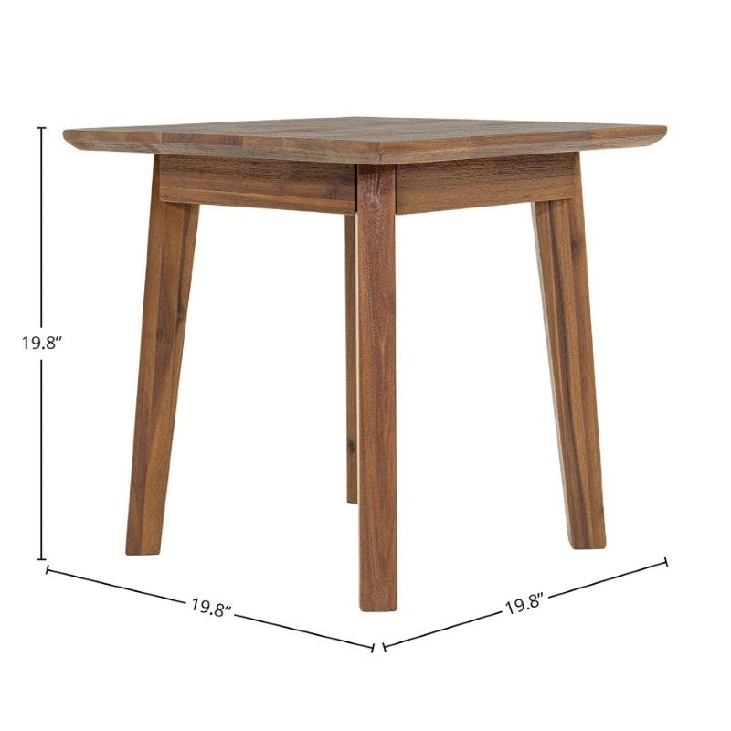 Gia Side Table - Warm Pecan