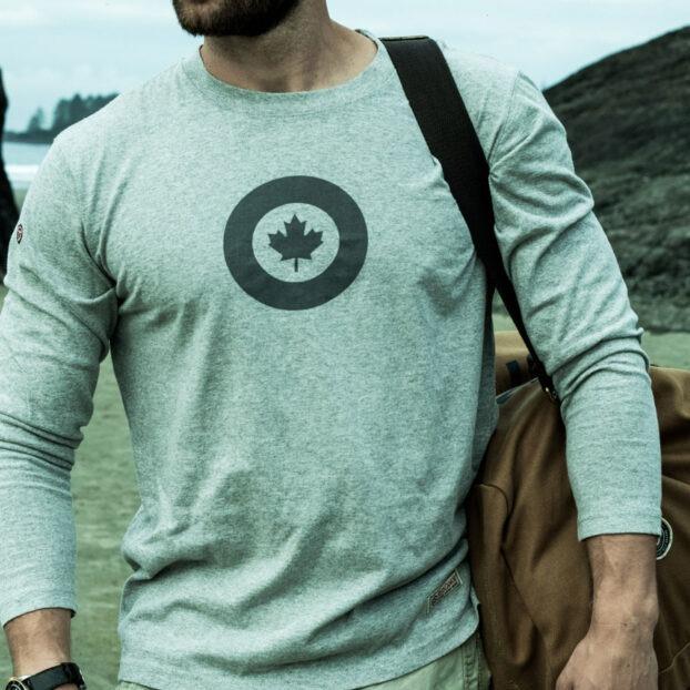 RCAF Long Sleeve T-shirt, Grey