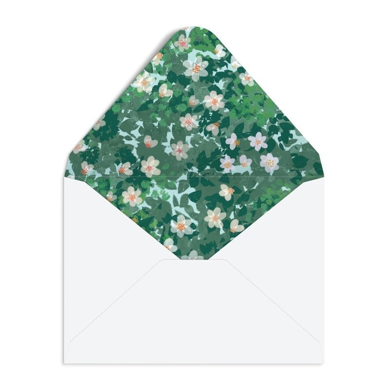 Everblooming Blank Greeting Notecard Assortment - Set of 16