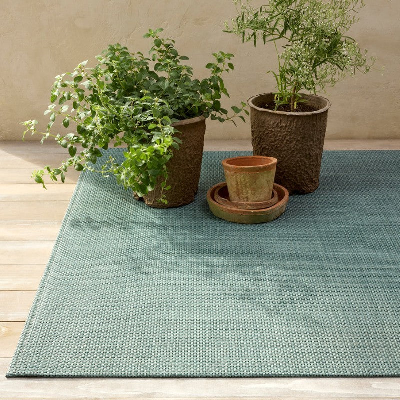 Chilewich Basketweave Woven Mat, Celadon