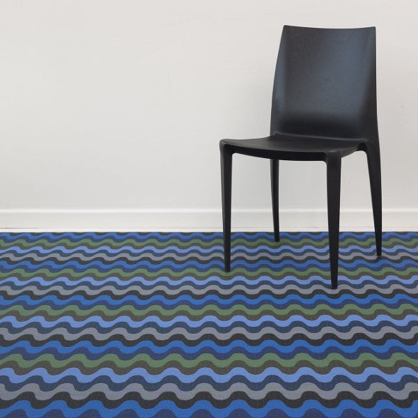 Chilewich Wiggle Woven Mat, Deep Sea