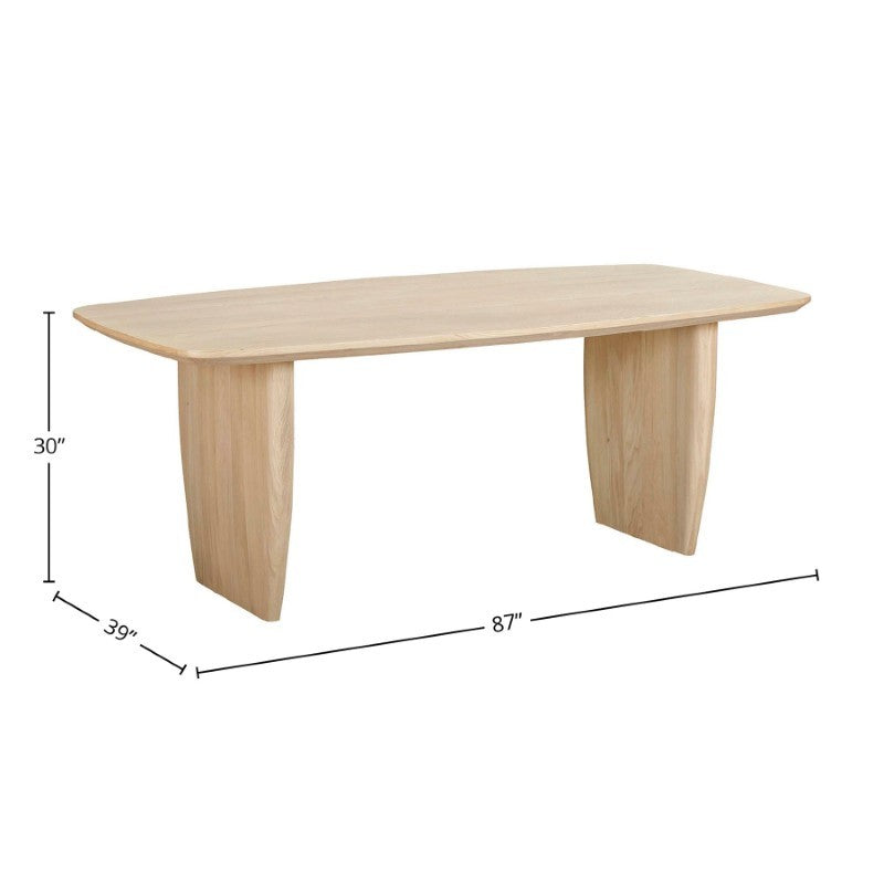Tonic 87" Dining Table - Biscotti Oak