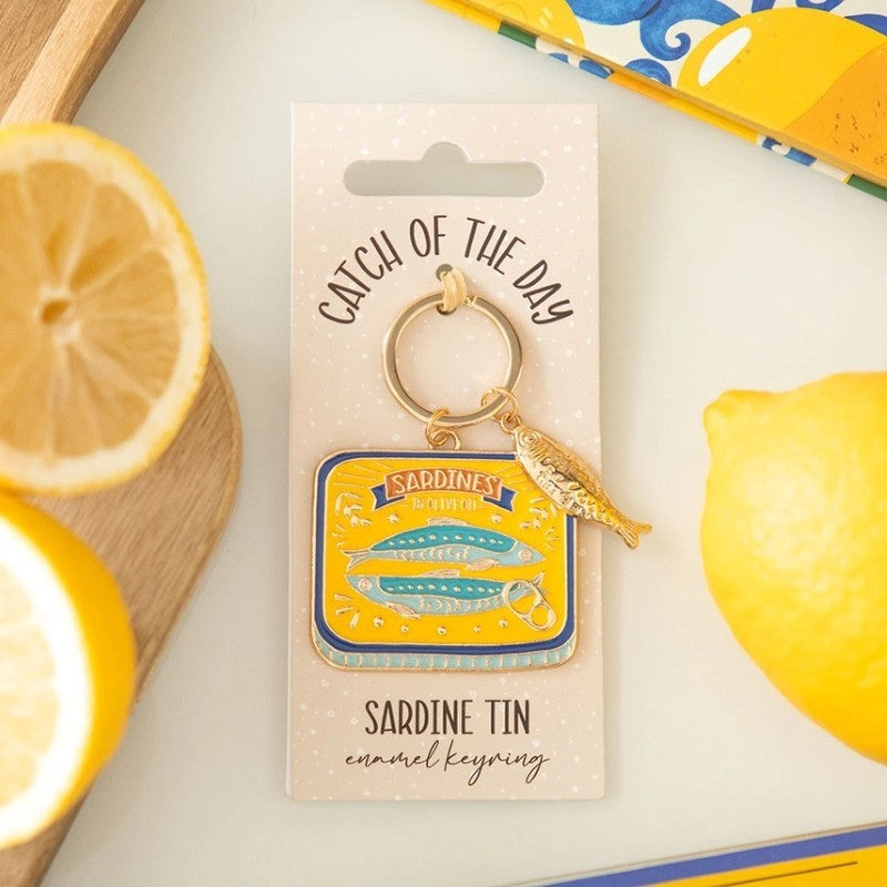 Sardine Tin Keyring