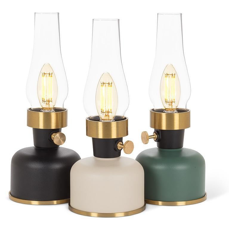 Lantern LED Lamp with Chimney, 9"H