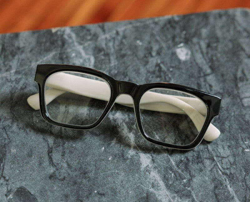 Boone Black/Fog — Blue Light Reading Glasses