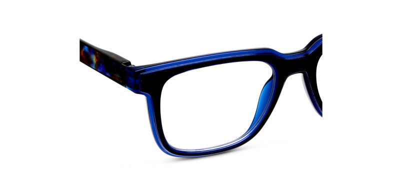 Cliff Black/Cobalt Tortoise — Blue Light Reading Glasses