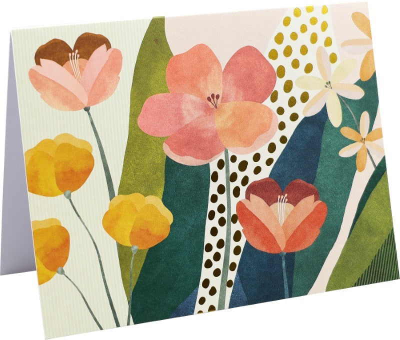 Floral Premium Note Cards, Box of 14