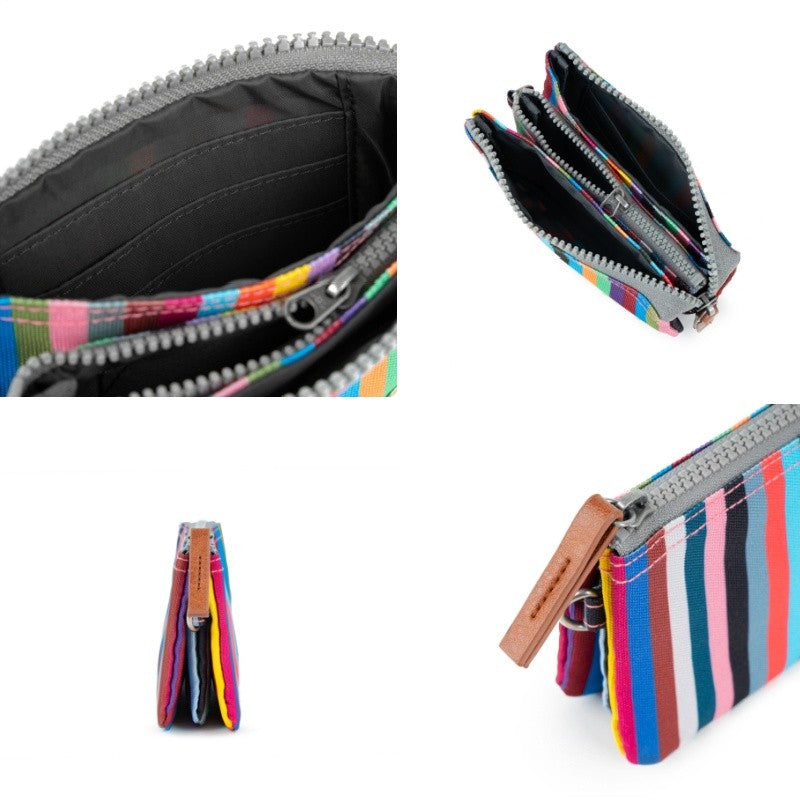 Carnaby Wallet in Multi Stripe
