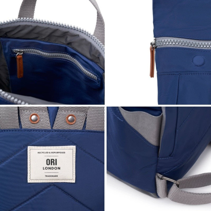 Canfield Roll Top Backpack in Crisp Blue