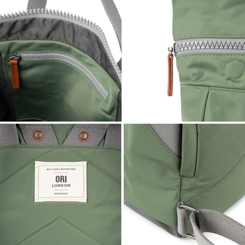 Canfield Roll Top Backpack in Granite