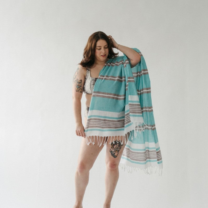 Pokoloko St Lawrence Turkish Towel - Fresh