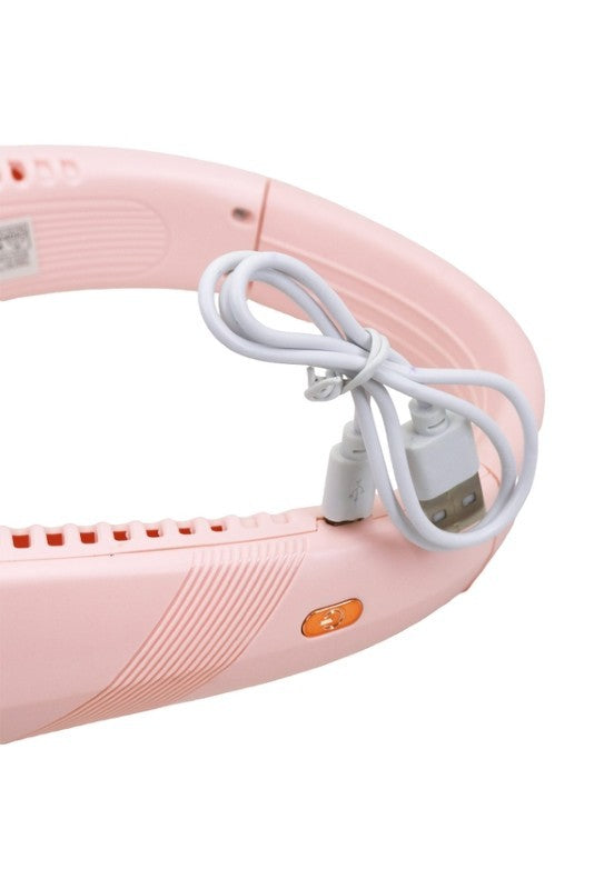 Adjustable Rechargeable Neckband Electrical Fan