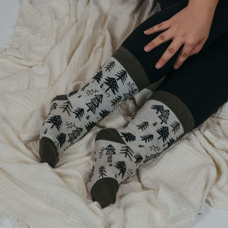 Forest Pima Cotton Socks