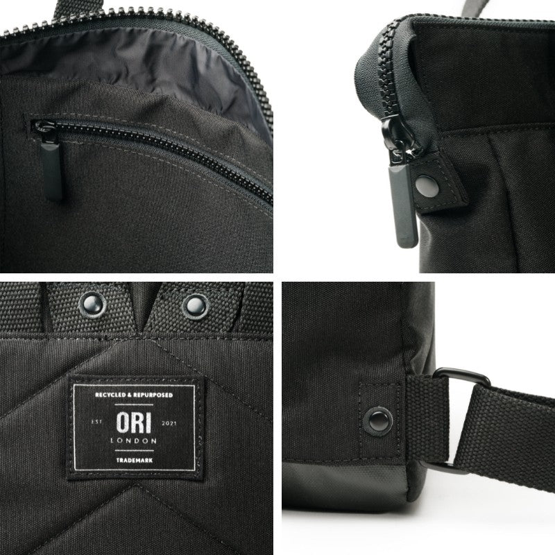 All Black Bantry Backpack in Ash