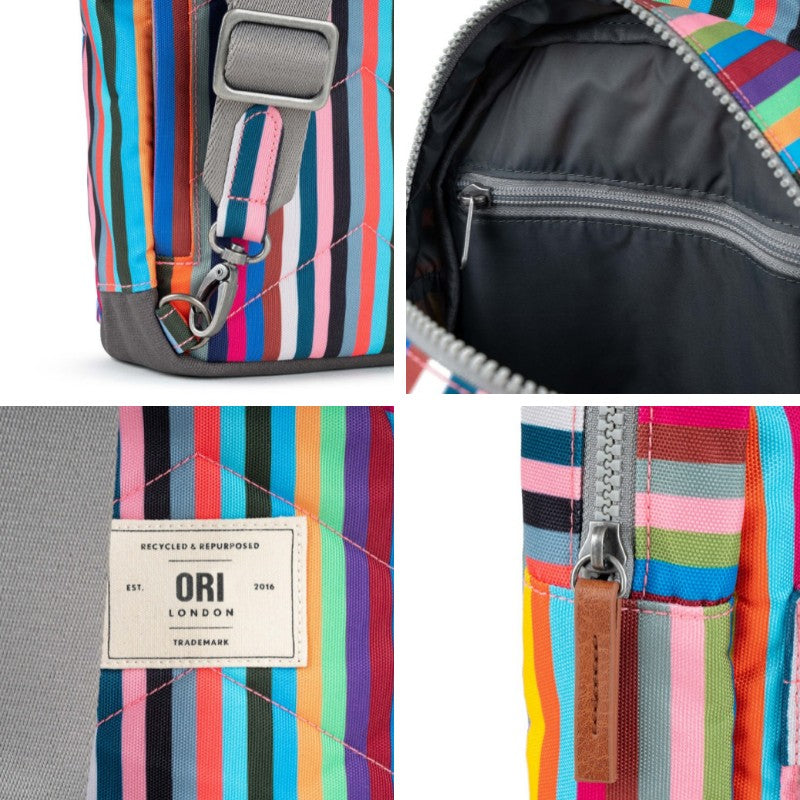 Willesden Sling Bag in Multi Stripe