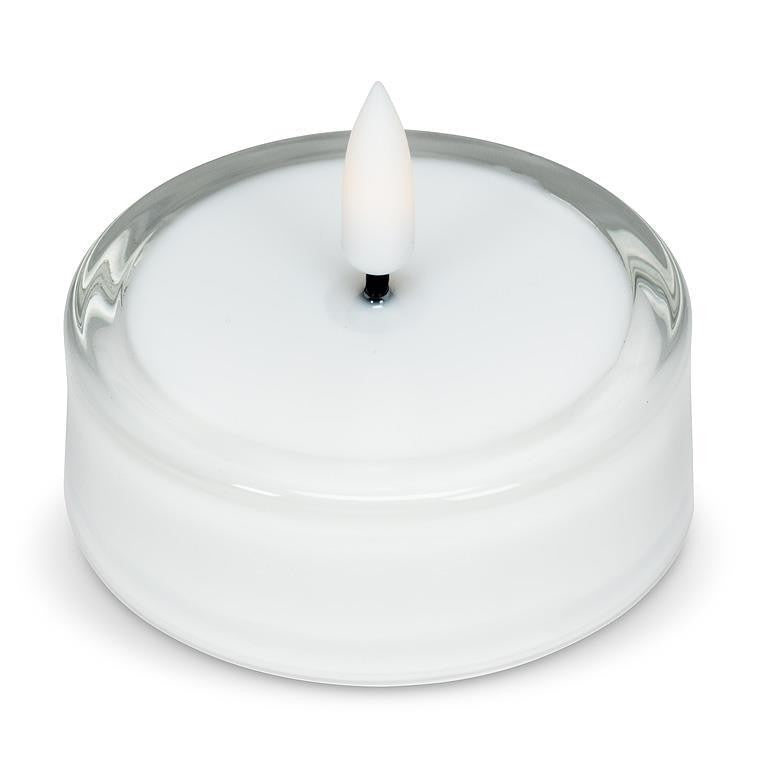 Glass LED Maxilight Tealight Candle