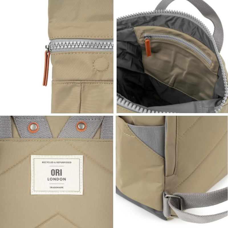 Canfield Roll Top Backpack in Taupe