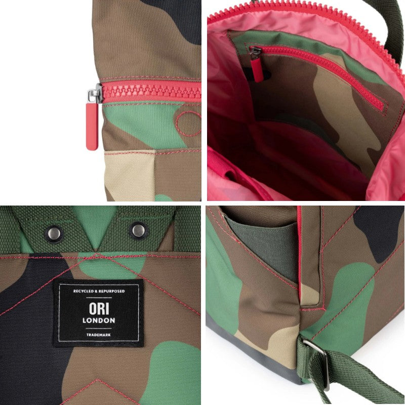 Canfield Roll Top Backpack in Vintage Camo