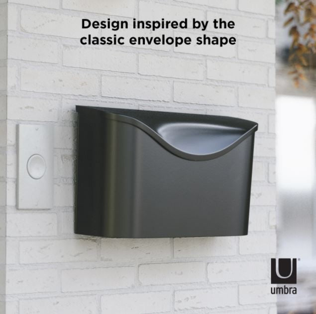 Umbra Postino Black Mailbox