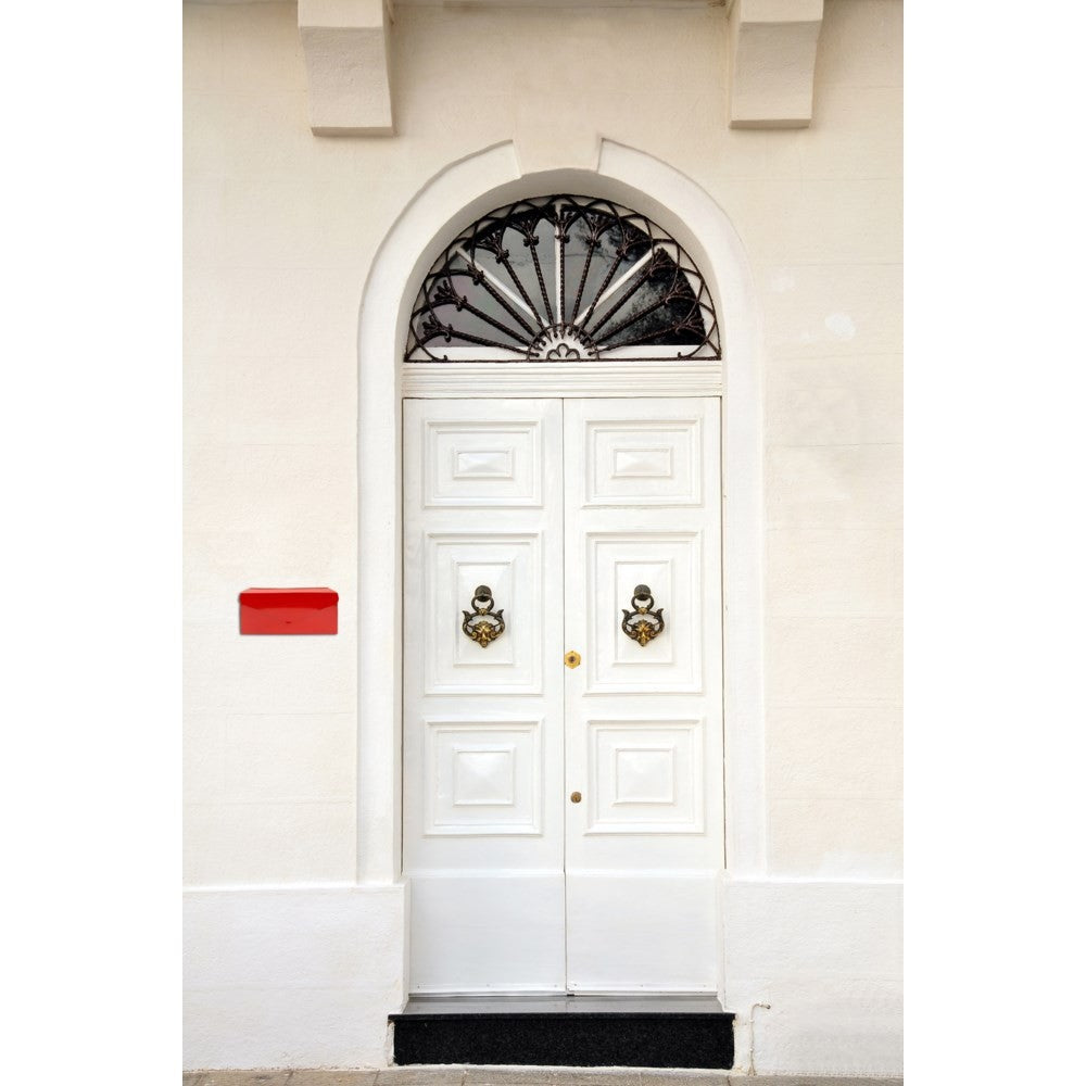 Red Long Envelope Mailbox