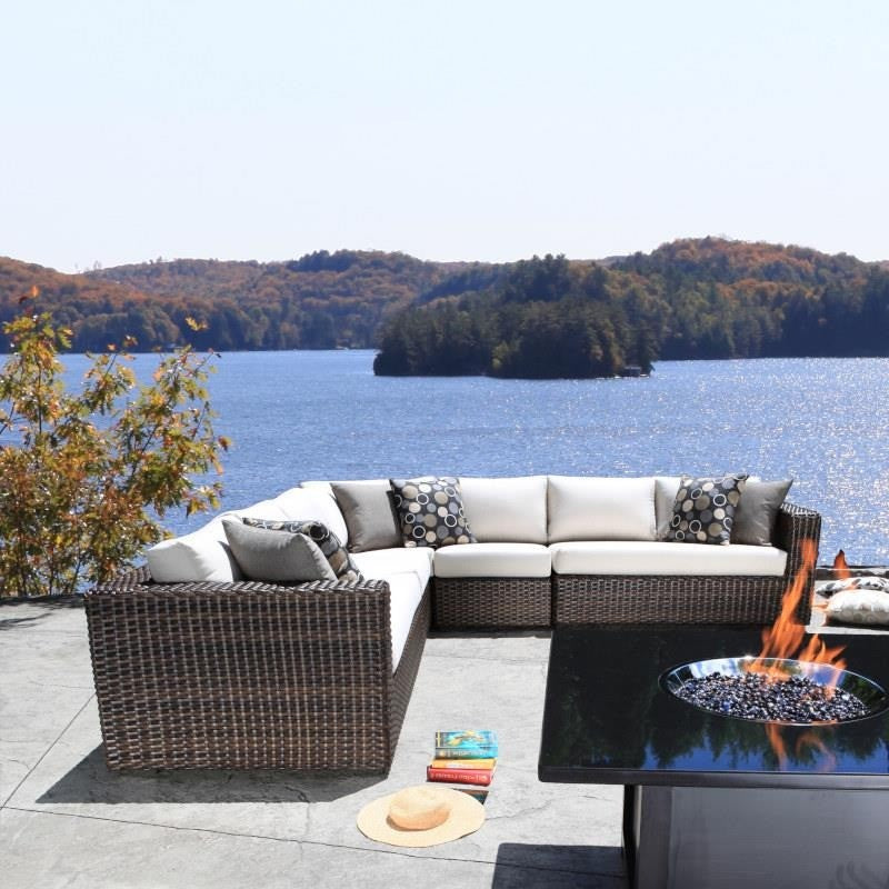 Louvre 42" Outdoor Square Coffee Table