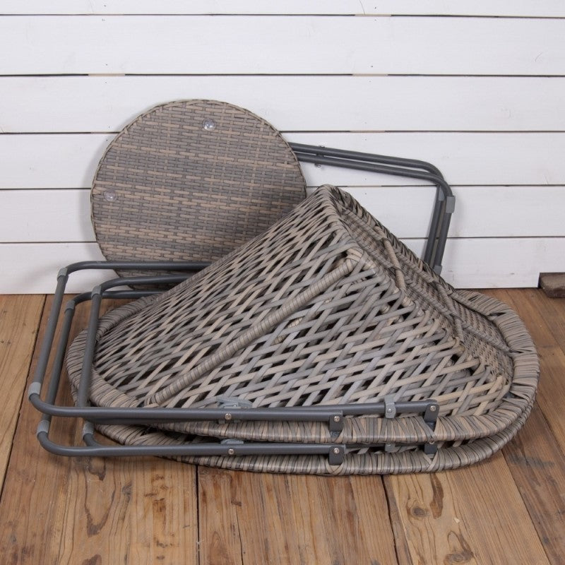Rockford Rattan Scoop Seating Set of 3