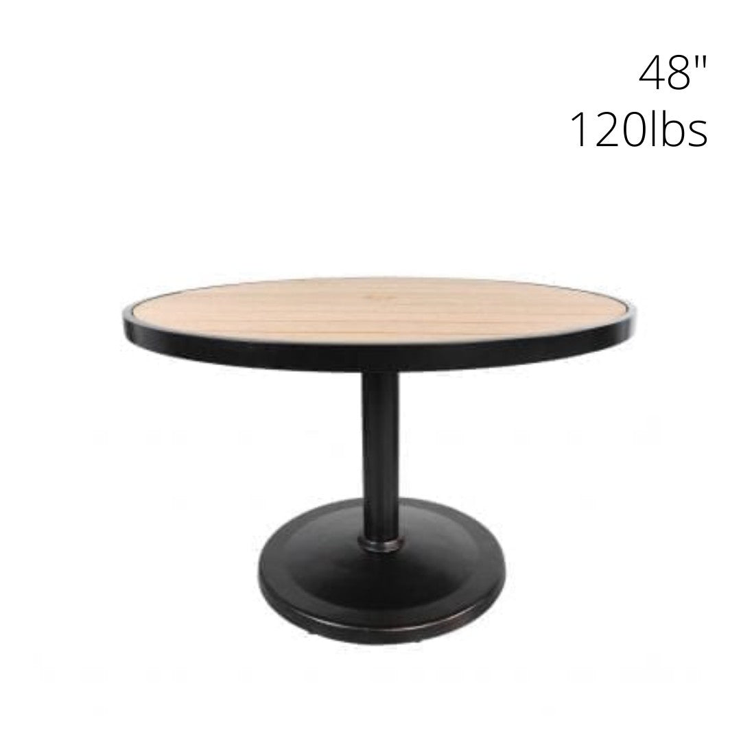 Kensington Outdoor Round Pedestal Dining Table