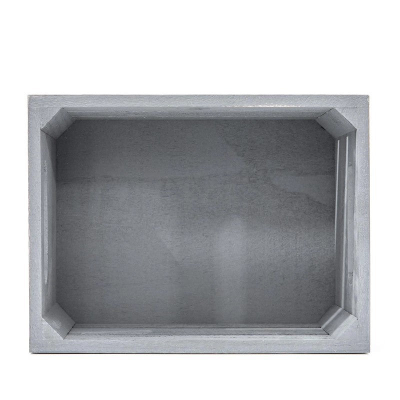 Rustic Grey Wooden Crates