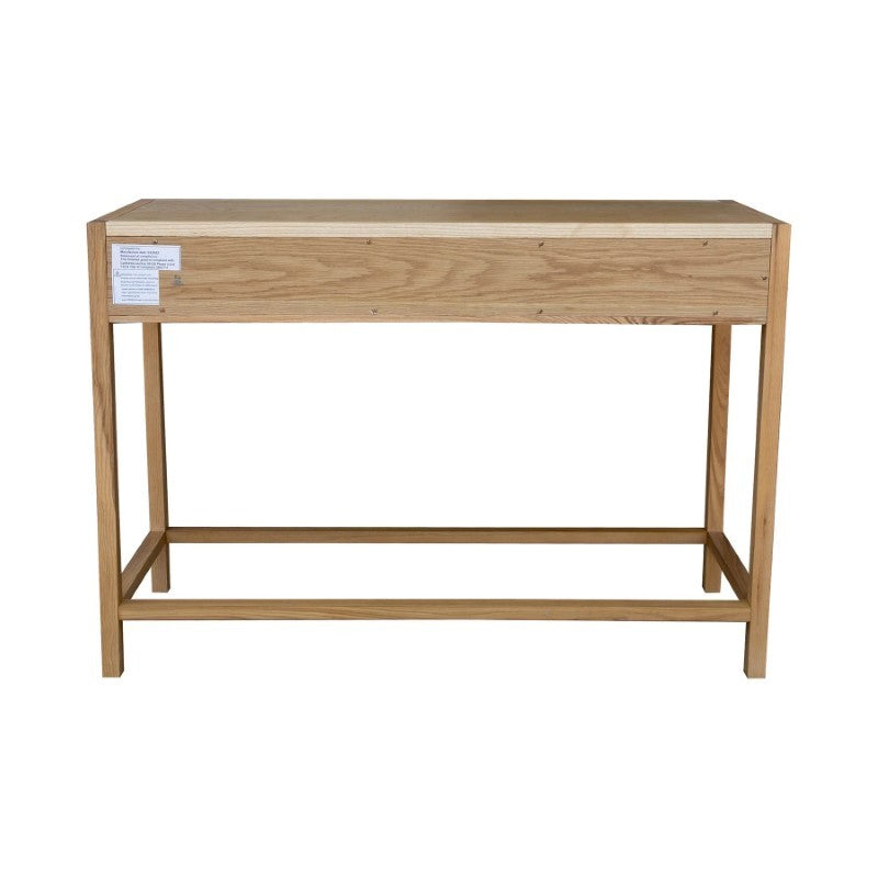 L.H. Imports Natural Rattan Console Table